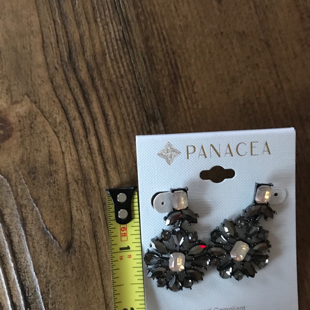 Panacea | Gem Rhinestone Earrings - Picture 4 of 4